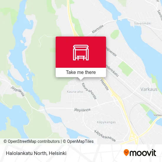 Halolankatu North map