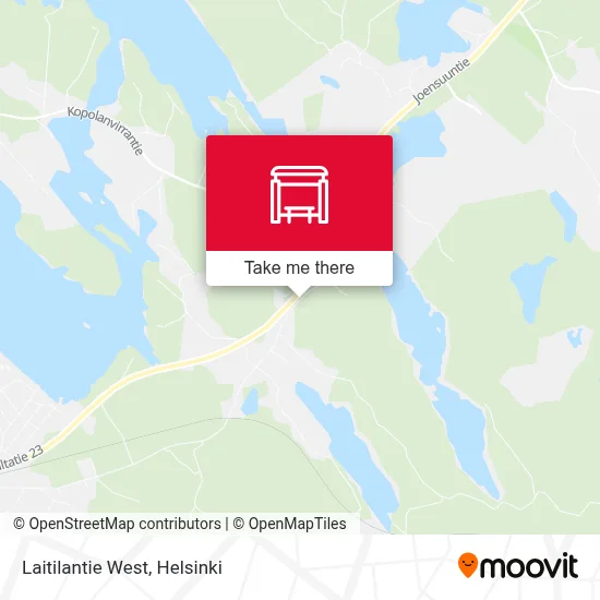 Laitilantie West map