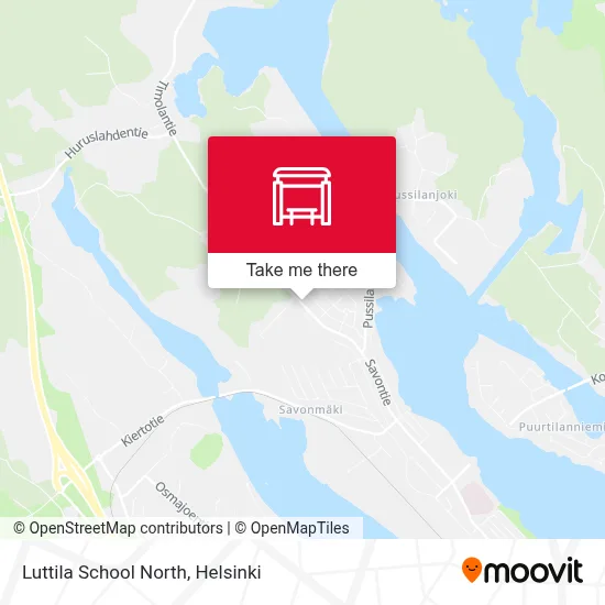 Luttila School North map