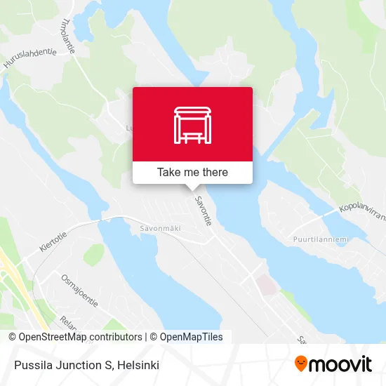 Pussila Junction S map