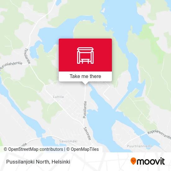 Pussilanjoki North map