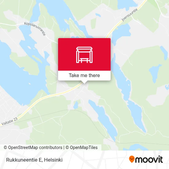 Rukkuneentie E map