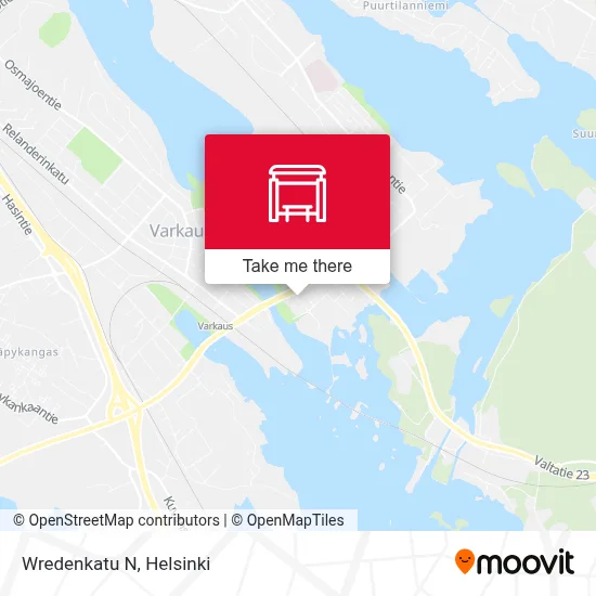 Wredenkatu N map