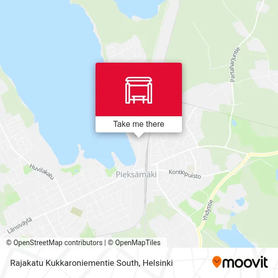 Rajakatu Kukkaroniementie South map