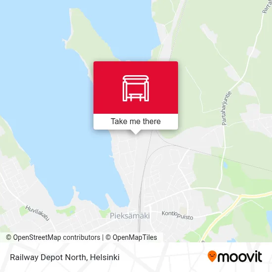 Railway Depot North map