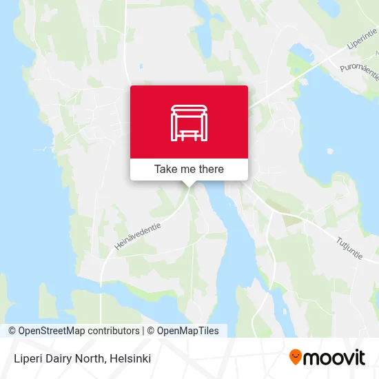 Liperi Dairy North map