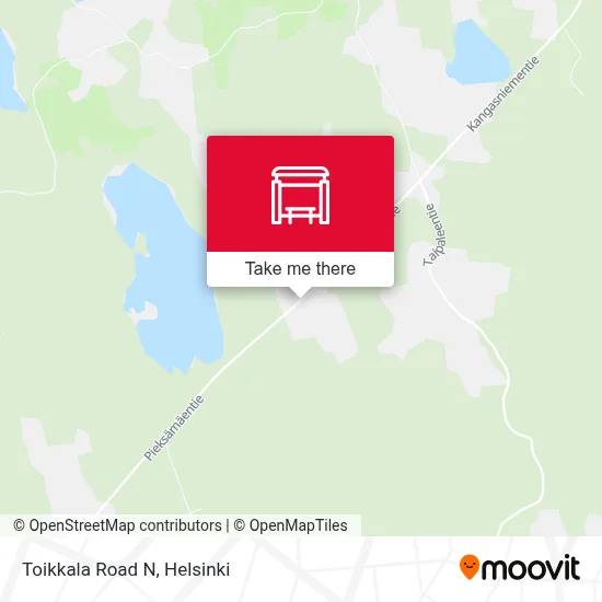 Toikkala Road N map