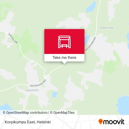 Korpikumpu East map