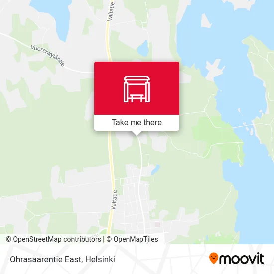 Ohrasaarentie East map