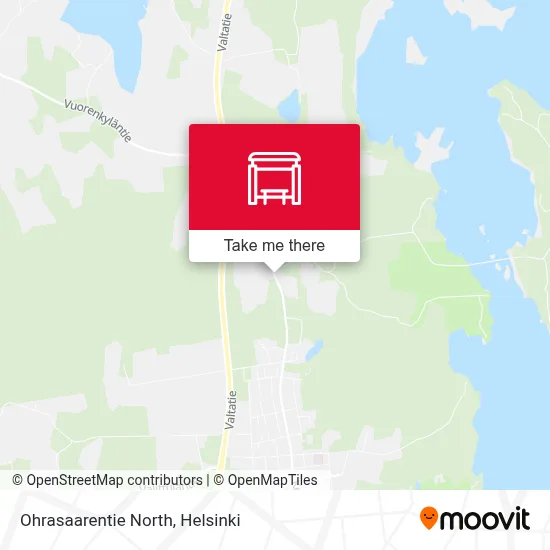 Ohrasaarentie North map