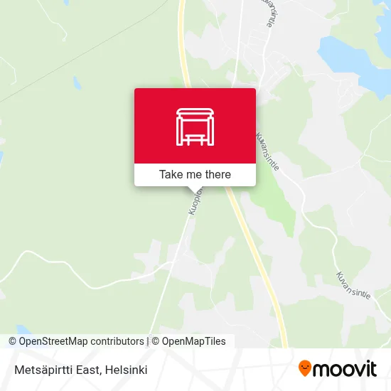 Metsäpirtti East map