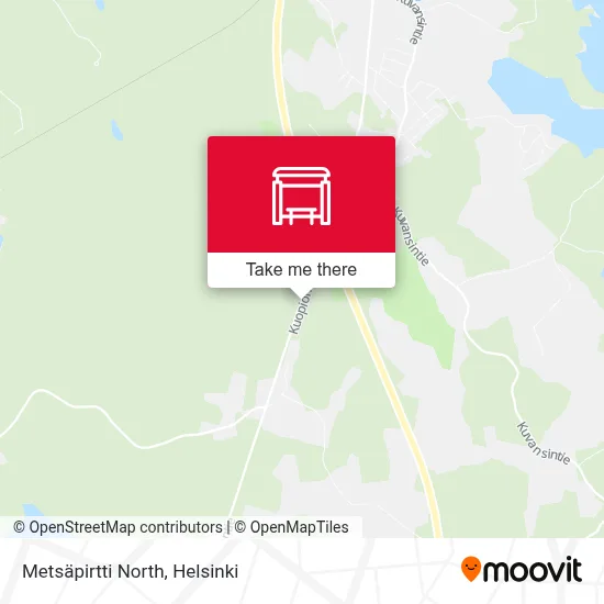 Metsäpirtti North map