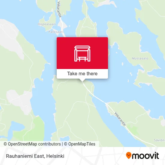 Rauhaniemi East map
