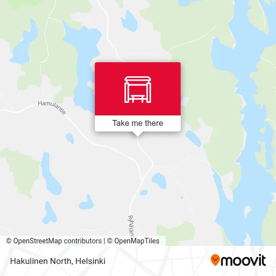Hakulinen North map