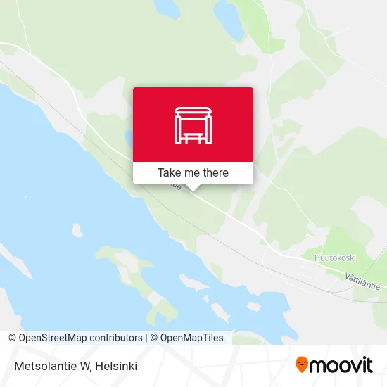 Metsolantie W map