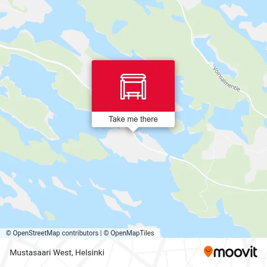 Mustasaari West map
