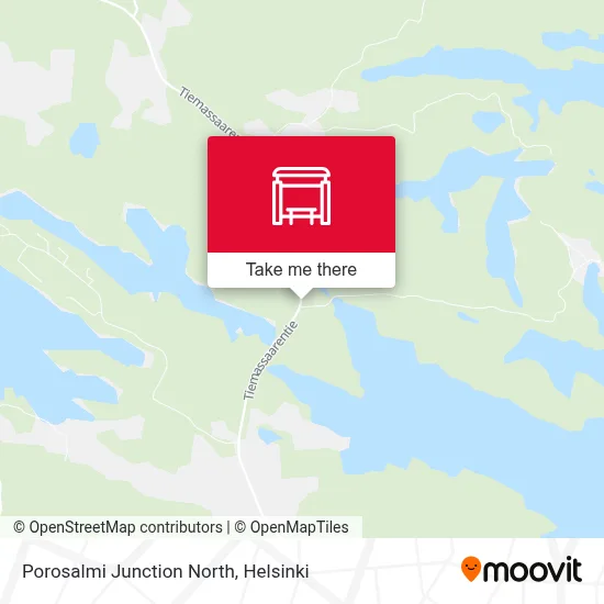 Porosalmi Junction North map