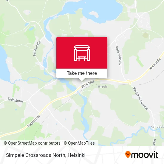 Simpele Crossroads North map
