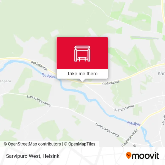Sarvipuro West map