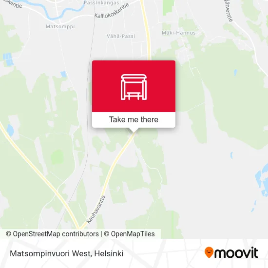 Matsompinvuori West map