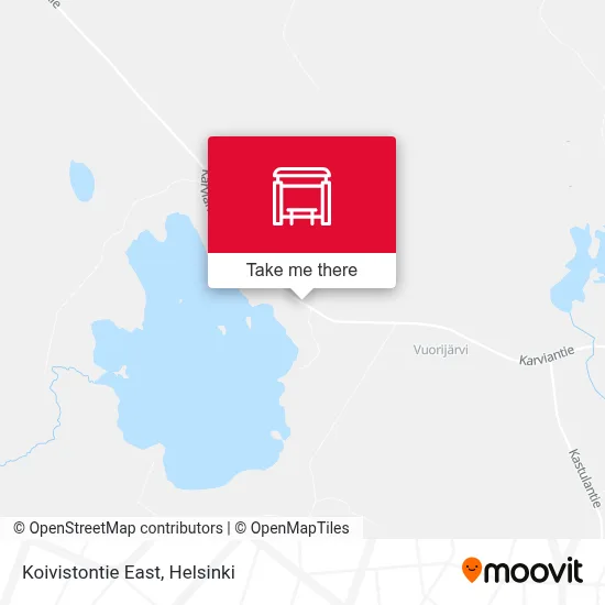 Koivistontie East map