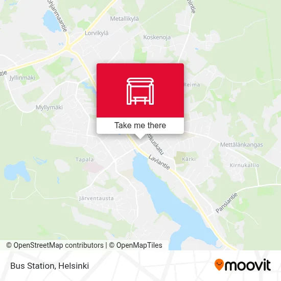 Bus Station map