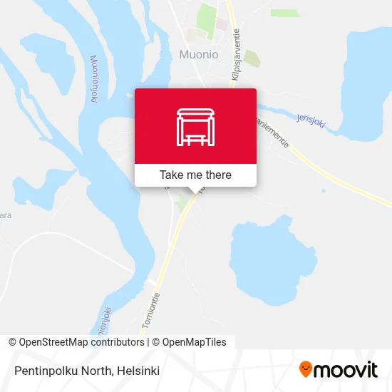 Pentinpolku North map