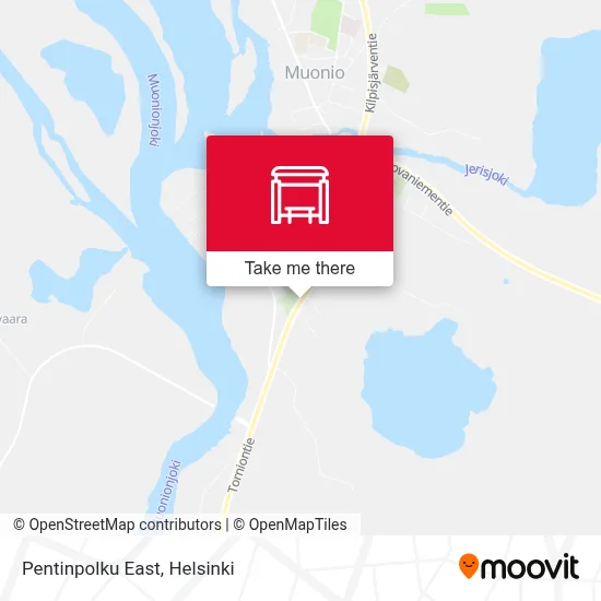 Pentinpolku East map