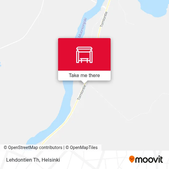 Lehdontien Th map
