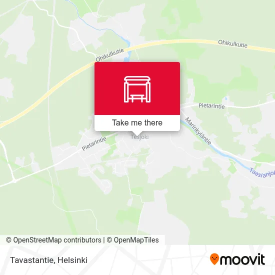 Tavastantie map