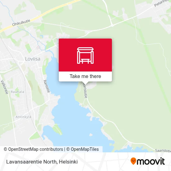 Lavansaarentie North map