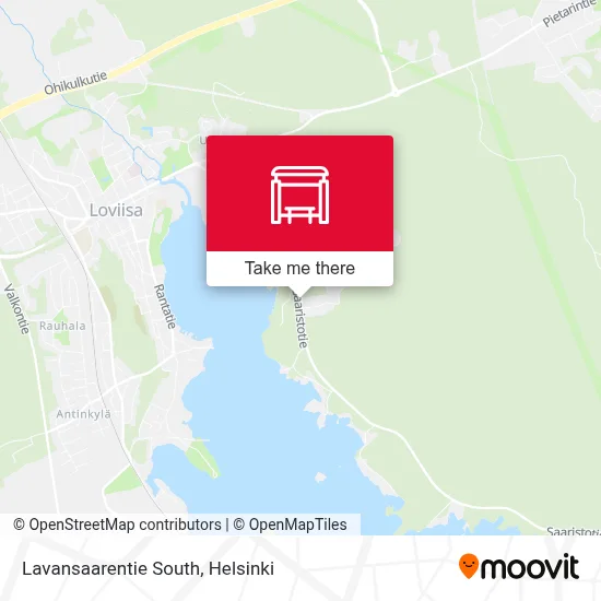 Lavansaarentie South map