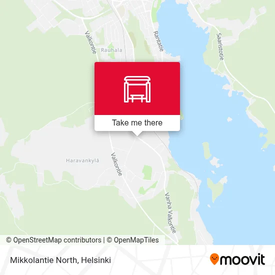 Mikkolantie North map