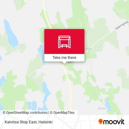 Kalvitsa Stop East map