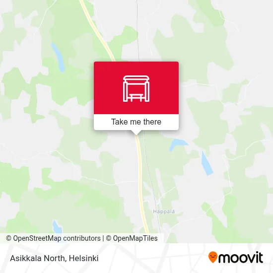 Asikkala North map
