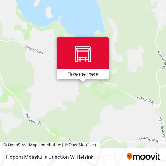 Hopom Mosskulla Junction W map