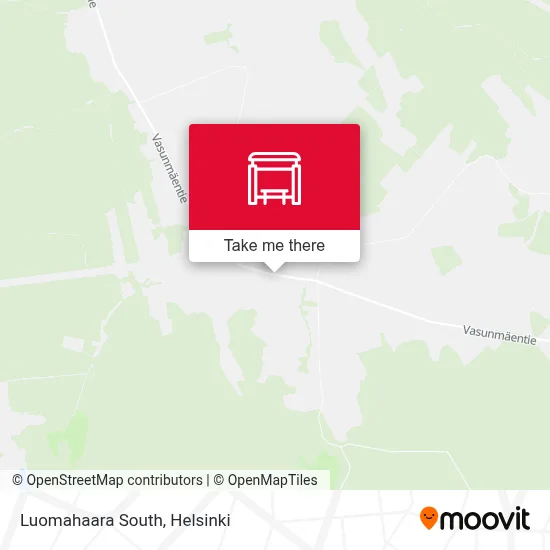 Luomahaara South map