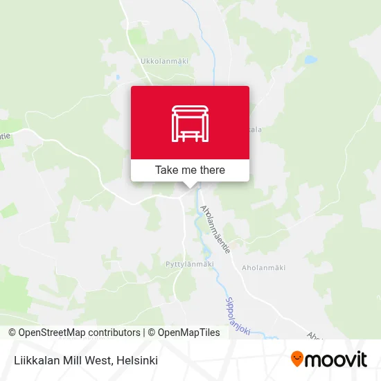 Liikkalan Mill West map