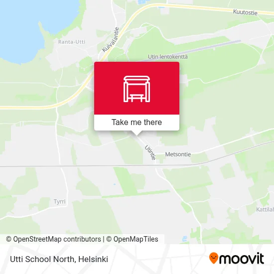 Utti School North map