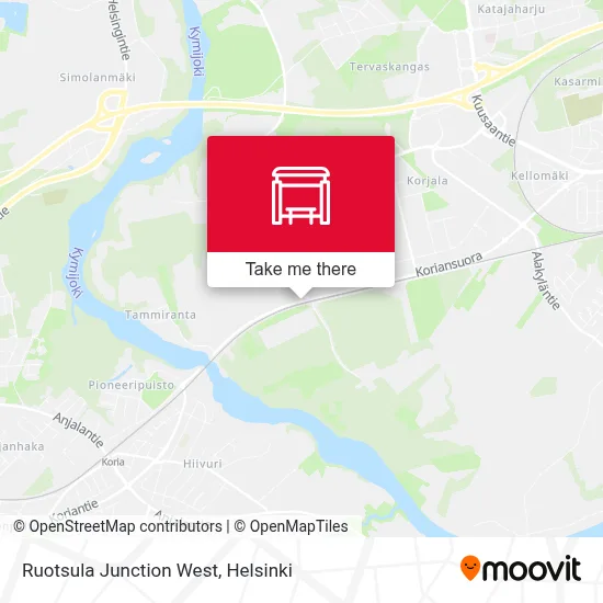 Ruotsula Junction West map