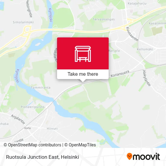 Ruotsula Junction East map