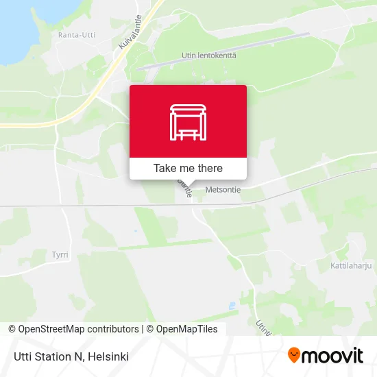 Utti Station N map