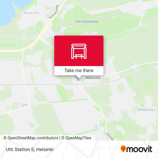 Utti Station S map