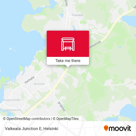 Valkeala Junction E map