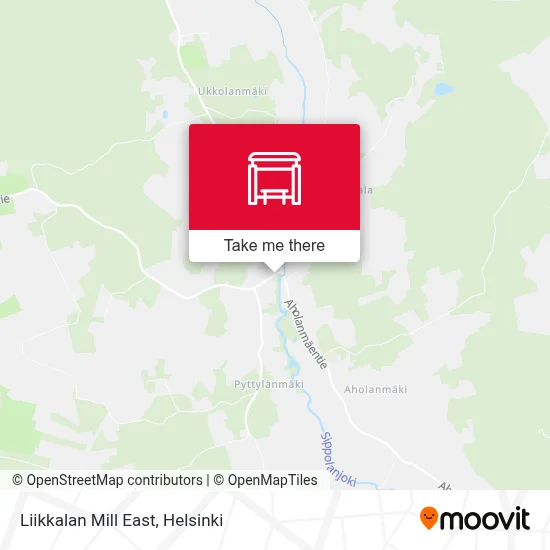 Liikkalan Mill East map