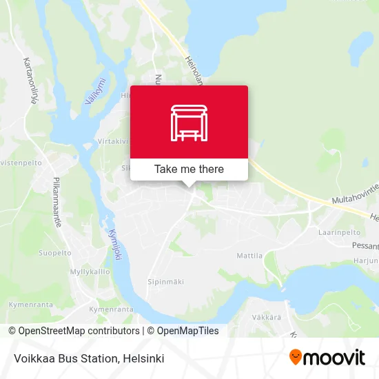 Voikkaa Bus Station map