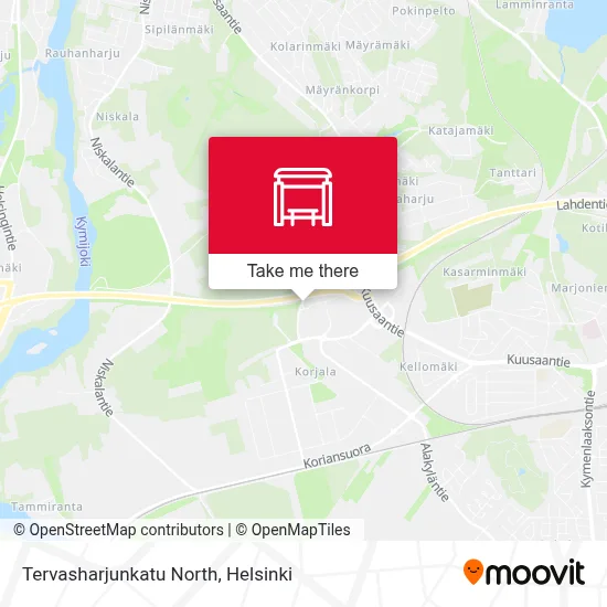 Tervasharjunkatu North map