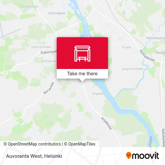 Auvoranta West map