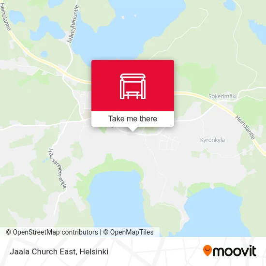 Jaala Church East map