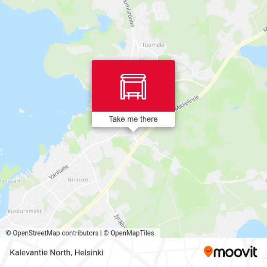 Kalevantie North map